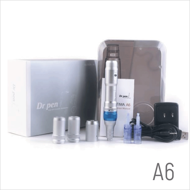 Dr. Pen A6 Profesyonel Dermapen Seti (Çift Bataryalı & 10 İğneli)