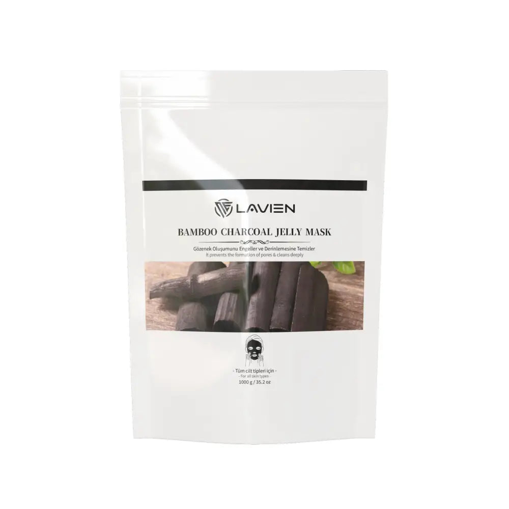 Lavien Bamboo Charcoal (Bambu Kömürü) Jelly Mask | Arındırıcı Detoks Toz Maske - Peeling