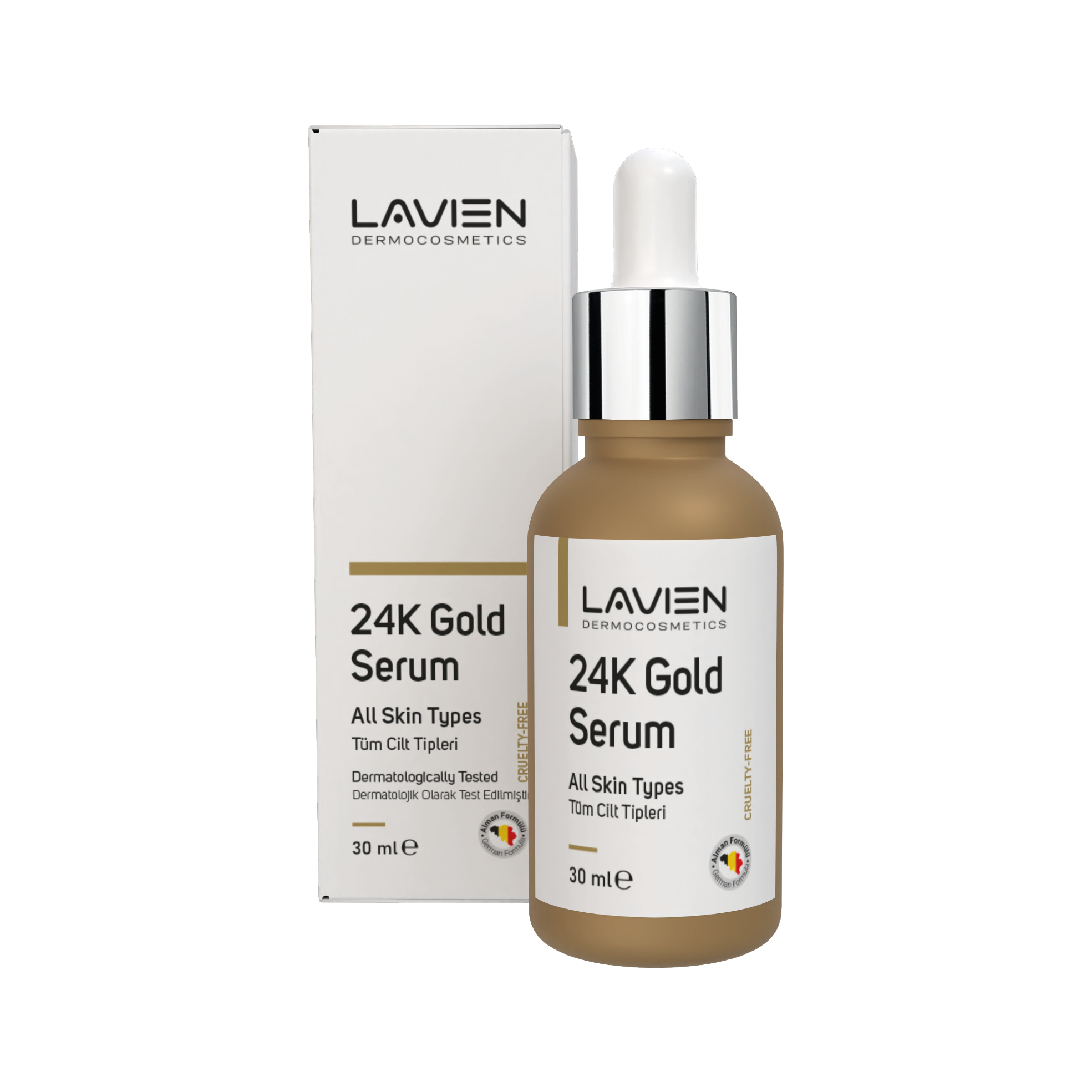 Lavien 24K Gold (Altın) Serum | Peptitli Kırışıklık Karşıtı & Sıkılaştırıcı