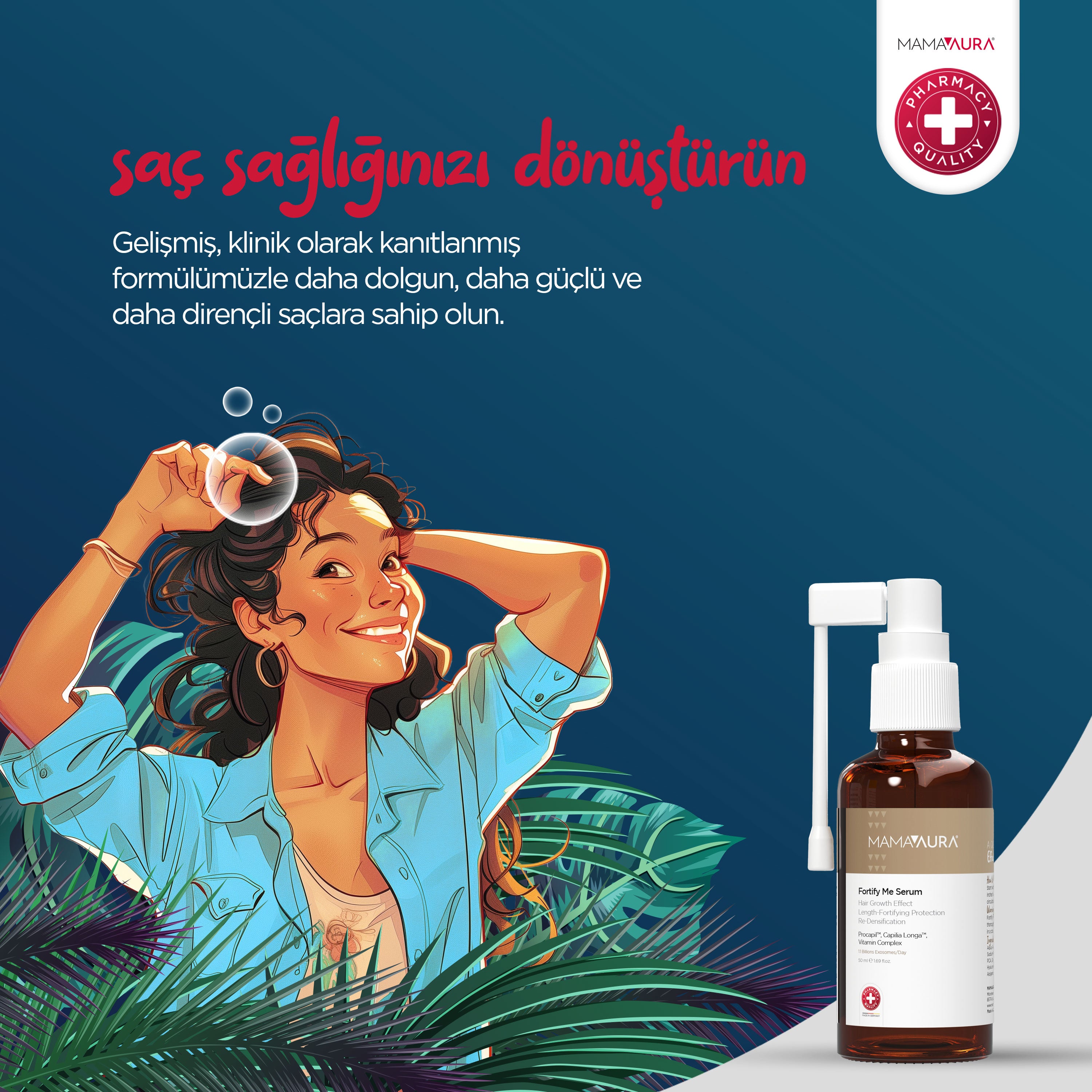 Mamaaura Fortify Me Saç Serumu (50ml)