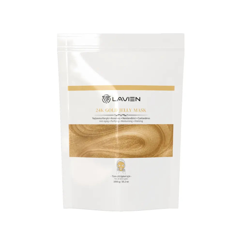 Lavien 24K Gold (Altın) Jelly Mask | Canlandırıcı & Sıkılaştırıcı Toz Maske - Peeling