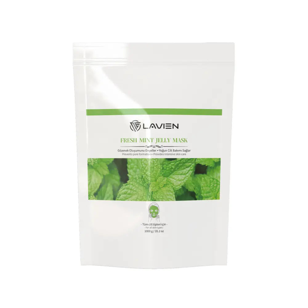 Lavien Fresh Mint (Taze Nane) Jelly Mask | Gözenek Sıkılaştırıcı & Arındırıcı Toz Maske - Peeling