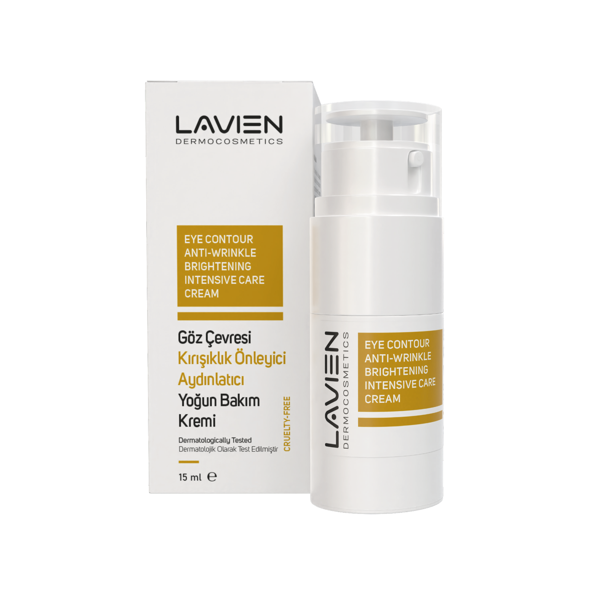 Lavien Göz Çevresi Kırışıklık Önleyici ve Aydınlatıcı Krem (15ml)