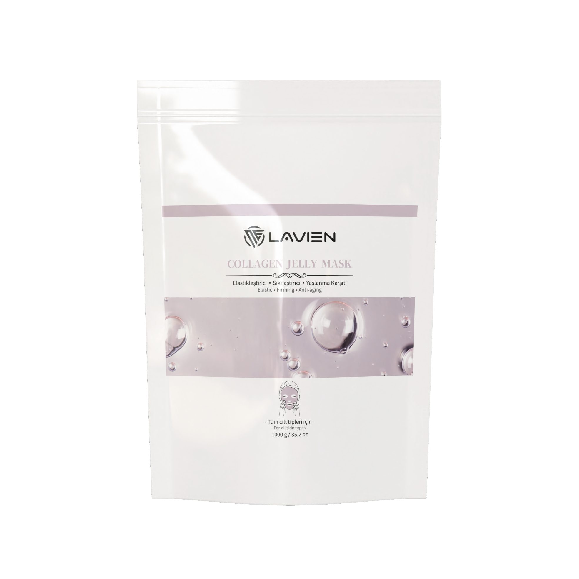Lavien Collagen (Kolajen) Jelly Mask | Sıkılaştırıcı Soyulabilir Toz Maske