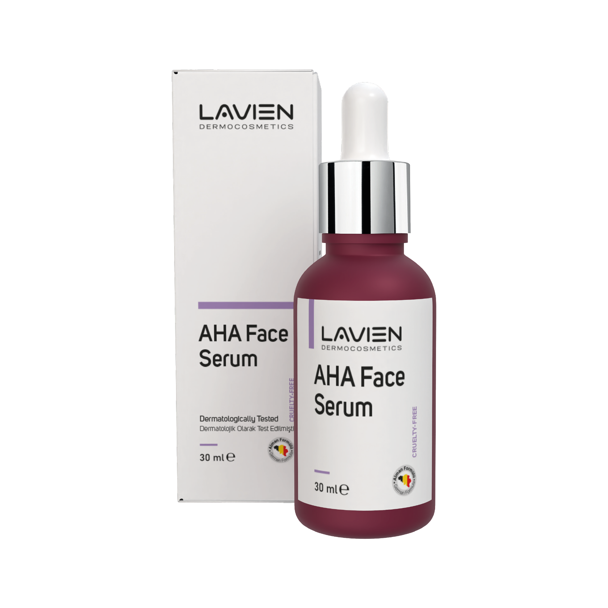Lavien AHA Face Serum (Kırmızı Peeling) | Cilt Yenileyici & Arındırıcı