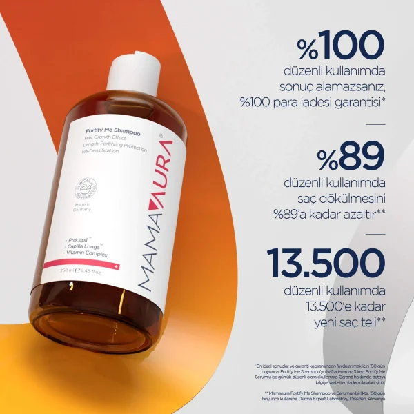 Mamaaura Fortify Me Shampoo - 250 ml - Görsel 2